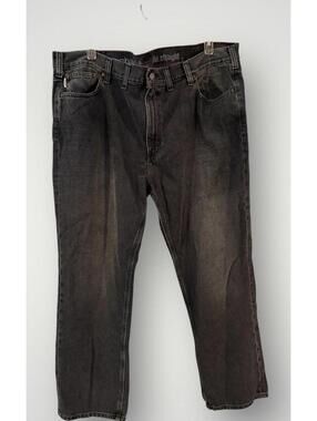 Carhartt Series 1889 Slim Straight Jeans Mens Sz 44/30 Black 100% Cotton Denim